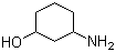 3-氨基环己醇分子结构 (CAS 6850-39-1)