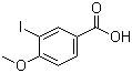 3-碘-4-甲氧基苯甲酸分子结构 (CAS 68507-19-7)