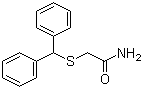 2-[(二苯基甲基)硫基]乙酰胺分子结构 (CAS 68524-30-1)
