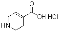 1,2,3,6-四氢-4-吡啶羧酸盐酸盐分子结构 (CAS 68547-97-7)