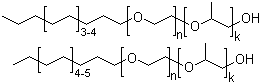 C12-C15 脂肪醇聚氧乙烯聚氧丙烯醚分子结构 (CAS 68551-13-3)
