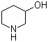 3-羟基哌啶分子结构 (CAS 6859-99-0)