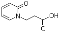 2-氧代-1(2H)-吡啶丙酸分子结构 (CAS 68634-48-0)