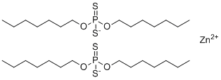 Phosphorodithioic acid O,O-di-C1-14-alkyl esters zinc salts molecular structure (CAS 68649-42-3)