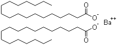硬脂酸钡分子结构 (CAS 6865-35-6)