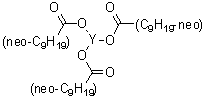 新癸酸钇分子结构 (CAS 68683-17-0)
