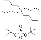 四丁基铵(二叔丁基)磷酸酯盐分子结构 (CAS 68695-48-7)