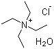 结构式 CAS# 68696-18-4, 四乙基氯化铵一水合物