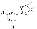 3,5-二氯苯硼酸频哪醇酯分子结构 (CAS 68716-51-8)
