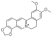 表小檗碱分子结构 (CAS 6873-09-2)