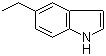 5-乙基吲哚分子结构 (CAS 68742-28-9)