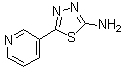 2-氨基-5-(吡啶-3-基)-1,3,4-噻二唑分子结构 (CAS 68787-52-0)
