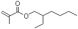 甲基丙烯酸 2-乙基己酯分子结构 (CAS 688-84-6)