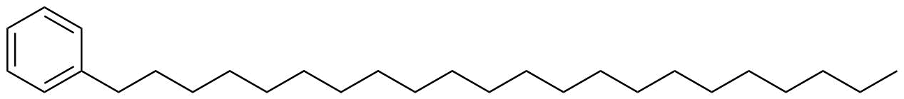 二十二烷基苯分子结构 (CAS 68855-24-3)