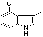 4-氯-3-甲基-1H-吡咯并[2,3-b]吡啶分子结构 (CAS 688782-02-7)
