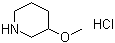 结构式 CAS# 688809-94-1, 3-甲氧基哌啶盐酸盐