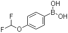 4-(Difluoromethoxy)phenylboronic acid	 molecular structure (CAS 688810-12-0)
