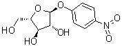 4-硝基苯基 alpha-L-阿拉伯呋喃糖苷分子结构 (CAS 6892-58-6)