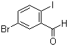 5-溴-2-碘苯甲醛分子结构 (CAS 689291-89-2)