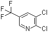 2,3-二氯-5-三氟甲基吡啶分子结构 (CAS 69045-84-7)