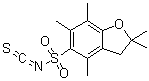 2,2,4,6,7-Pentamethyldihydrobenzofuran-5-sulfonyl isothiocyanate molecular structure (CAS 690665-11-3)
