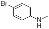 N-甲基-4-溴苯胺分子结构 (CAS 6911-87-1)