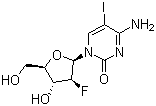 非西他滨分子结构 (CAS 69123-90-6)