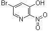 5-溴-2-硝基吡啶-3-醇分子结构 (CAS 691872-15-8)