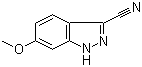 3-氰基-6-甲氧基-1H-吲唑分子结构 (CAS 691900-59-1)