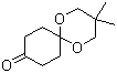 structure of CAS# 69225-59-8, 3,3-Dimethyl-1,5-dioxaspiro[5.5]undecan-9-one;1,4-Cyclohexanedione mono(2,2-dimethyltrimethylene ketal)