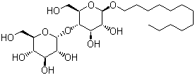 十二烷基-beta-D-麦芽糖苷分子结构 (CAS 69227-93-6)