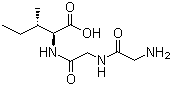 甘氨酰-甘氨酰-L-异亮氨酸分子结构 (CAS 69242-40-6)