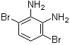 3,6-二溴-1,2-苯二胺分子结构 (CAS 69272-50-0)