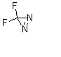 3,3-二氟-3H-双吖丙啶分子结构 (CAS 693-85-6)