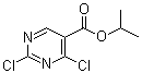 2,4-二氯嘧啶-5-羧酸异丙酯分子结构 (CAS 69312-43-2)
