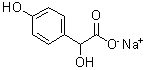 4-羟基扁桃酸钠分子结构 (CAS 69322-01-6)