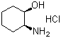 顺式-2-氨基环己醇盐酸盐分子结构 (CAS 6936-47-6)