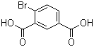 4-溴-1,3-苯二甲酸分子结构 (CAS 6939-93-1)