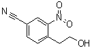4-(2-羟基乙基)-3-硝基苯甲腈分子结构 (CAS 69395-14-8)
