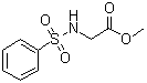 N-(苯磺酰基)甘氨酸甲酯分子结构 (CAS 69398-48-7)