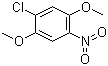 4-氯-2,5-二甲氧基硝基苯分子结构 (CAS 6940-53-0)