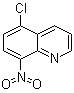 5-氯-8-硝基喹啉分子结构 (CAS 6942-98-9)