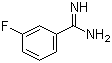 3-氟苯甲脒分子结构 (CAS 69491-64-1)