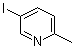 5-碘-2-甲基吡啶分子结构 (CAS 695-17-0)