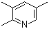 2,3,5-三甲基吡啶分子结构 (CAS 695-98-7)