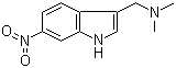 6-硝基芦竹碱分子结构 (CAS 6954-87-6)