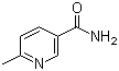 6-甲基烟酰胺分子结构 (CAS 6960-22-1)