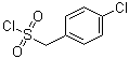 4-氯苯甲烷磺酰氯分子结构 (CAS 6966-45-6)
