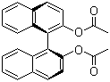 (S)-(+)-联萘酚二乙酸酯分子结构 (CAS 69677-98-1)