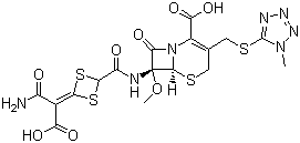 头孢替坦酸分子结构 (CAS 69712-56-7)